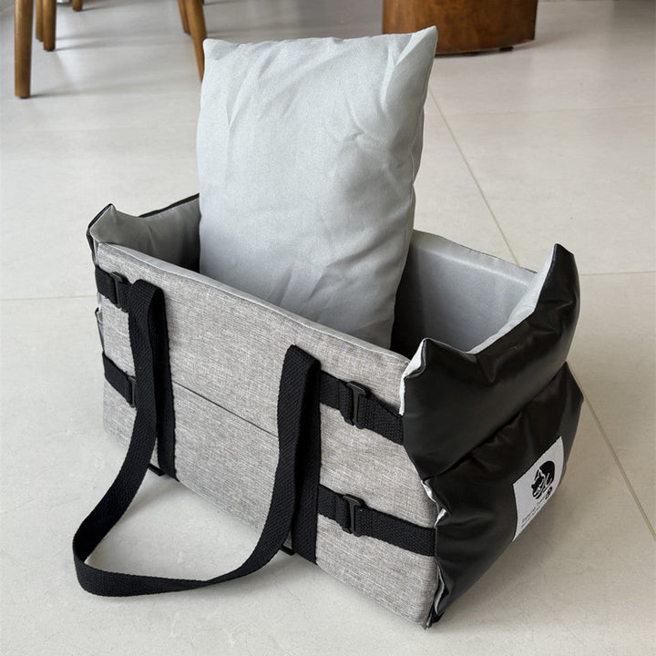 Transform Your Pet's Travel Experience with Our Leather Pet Bed Carrier Car Seat Mat