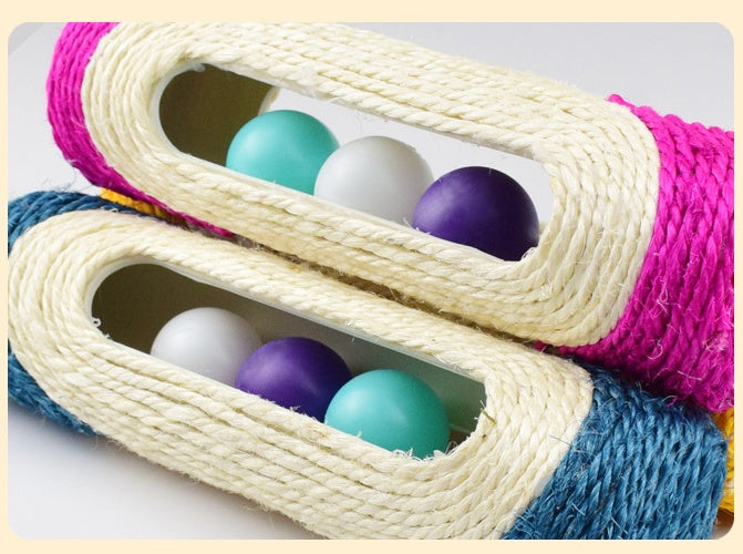 Enhance Your Pet's Playtime with Our Triple Sisal Drum Pet Toy